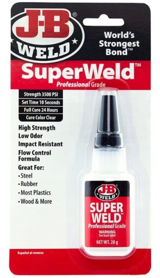 J-B WELD 33120 silné vteřinové lepidlo SuperWeld Professional Grade ( 20g )