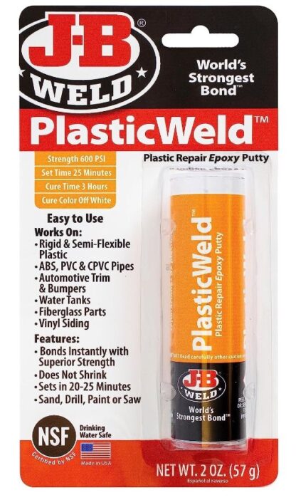 J-B WELD 8237 epoxidový tmel pro plastové povrchy PlasticWeld ( 57g )